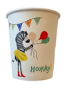 BALIN MANDALIN - HAYVANLAR ALEMİ BARDAK (Flamingo ve Zebra Desenli)