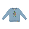 Beetle Beez Captain Penguen Sweatshirt Açık Mavi