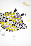 Beetle Beez - Dancing Planet White T-shırt
