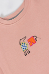 Beetle Beez Dreamy Puzzle Sweatshirt Pink