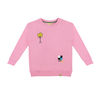 Beetle Beez Flower Man With Square Sweatshirt Pair Pink Eşofman Takımı Lime Cord