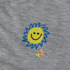 Beetle Beez Happy Sun Fermuarlı Sweatshirt Gri