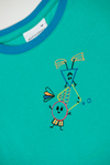 Beetle Beez Mint Geometric Bubbles Kısa Kollu Tişört
