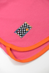 Beetle Beez Retro Pembe Şort Turuncu Kordon