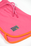 Beetle Beez Retro Pembe Şort Turuncu Kordon