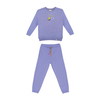 Beetle Beez Square With Cloud Sweatshirt Pair Lilac Purple Eşofman Takımı Striped Cord
