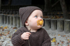 Bibs Couture Bebek Doğal 2'li Kauçuk Emzik Honey Bee/Olive