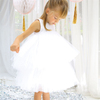 Bleu Lapin White Rose Elbise
