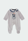 BOBOLİ - KIZ BEBEK KADİFE TULUM