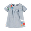 BOBOLİ - KIZ BEBEK KOT ELBİSE