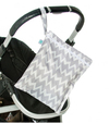BUMKINS ISLAK - KİRLİ ÇANTASI - GRAY CHEVRON