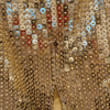 Nihan Peker Payetli Gold Midi Etek - 44/46