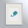 ÇERÇEVESİZ POSTER - WHALES NO 1