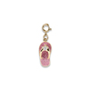 Charm It Gold Glitter Flip Flop Charm