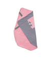 Cheeky Chompers Puset ve Bebek Battaniyesi (Polka Dot Pink)