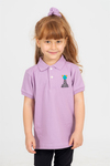 CHESS THE PURPLE FROG - Kısa Kollu Çocuk Polo Yaka T-shirt - Lila