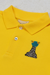 CHESS THE YELLOW FROG - Kısa Kollu Çocuk Polo Yaka T-shirt - Sarı