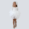 Mini Celebrities White Bloom Elbise