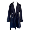 Burberry Lacivert Trençkot - L