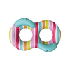 Swim Essentials Striped Rainbow 2li Yüzme Simidi 190 cm