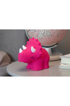 Dhink Silikon Gece Lambası Triceratops Pembe