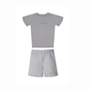 Bleu Lapin Grey Short Suit Takım