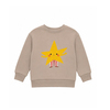 Midu & Fun Star Play Bej Sweatshirt