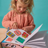 Omy Montessori Çıkartma ve Boyama Kitabı Geometric Shapes