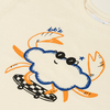 Beetle Beez Cool Funny Crab Kısa Kollu Tişört Ekru