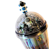 Etoilee Astronauts Funny Traveller Simli Pipetli Suluk