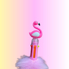 Etoilee Flamingo 6 Renkli Peluş Tükenmez Kalem
