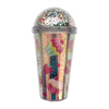 Etoilee Pink Sprinkle Cupcake Simli Pipetli Suluk