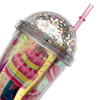 Etoilee Pink Sprinkle Cupcake Simli Pipetli Suluk