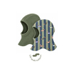 Asu Baby & Kids Doggy Green Cozy Çift Taraflı Balaklava