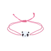 Tres Jolie Lollie Cam Panda Bileklik Pembe