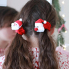 Mini & Kids Christmas Scrunchie Santa Smile