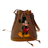 Gucci x Disney Mickey Mouse Collection Kahverengi Bucket Çanta