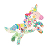 Floss & Rock 40 Parça Şekilli Yap-Boz Rainbow Unicorn