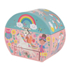 Floss & Rock Müzikli Oval Mücevher Kutusu Rainbow Fairy