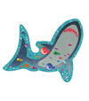 Floss & Rock Puzzle - Şekilli / Shark (12 Parça)