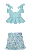 FLOWERS SHORTS SUİT