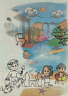 Galt Water Magic Sihirli Boyama Kitabı Şehirler 3 Yaş+