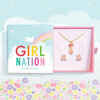 Girl Nation Ballet Kolye & Küpe Set