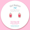 Girl Nation Boba Tea Bliss Klipsli Küpe