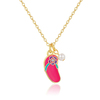 Girl Nation Crystal Flip Flop Kolye