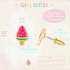 Girl Nation Cutie Studs Melon Pop Küpe