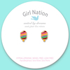 Girl Nation Cutie Studs Rainbow Pop Küpe