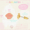 Girl Nation Cutie Studs Shellabrate Küpe