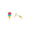 Girl Nation Cutie Studs Triple Scoop Küpe