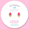 Girl Nation Melon Pop Klipsli Küpe